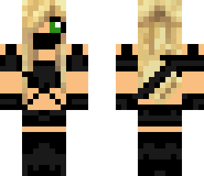 ninja with green eyes