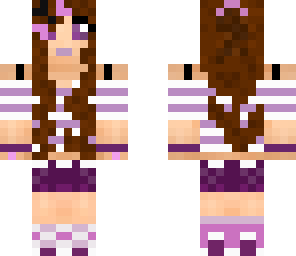 simple girl purple