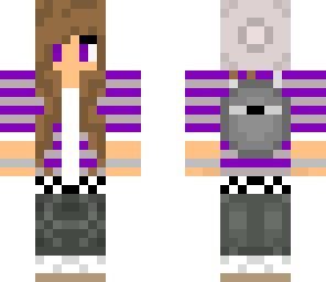 purple school girl