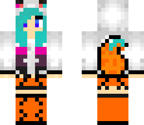 ombred hhair fox girl