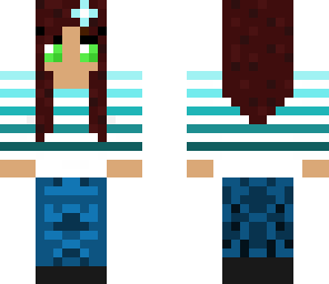 blue girl