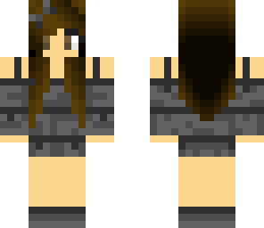 wood girl black