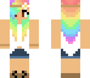 rainbow girl