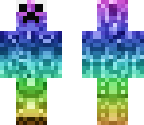 rainbow creeper with big eyes