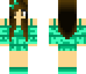 wood girl turquoise