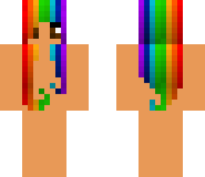 rainbow hair base