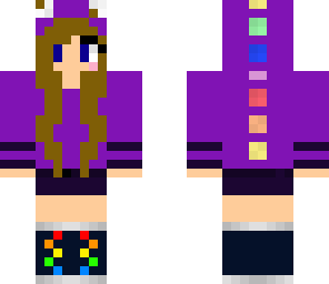 dino girl purple jacket