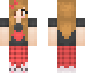 pajama girl with bow