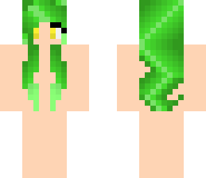 green hair skin base