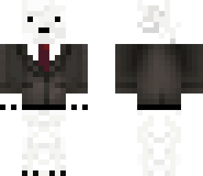 polar bear in a suit