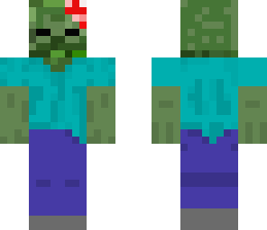 zombie with bleeding head