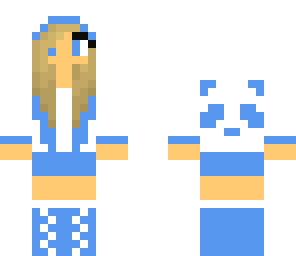 blue panda