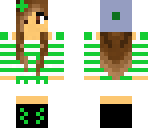 neon green girl