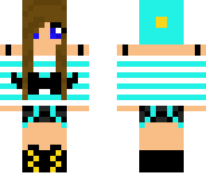 cute mint mustache girl fixed