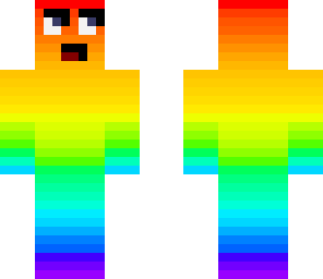epic rainbow man