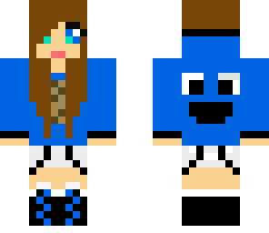 pretty cookie monster girl