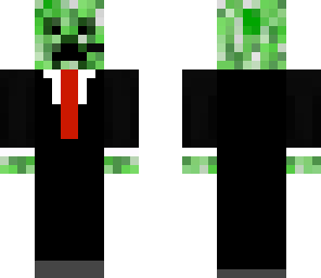 creeper in suit with headset