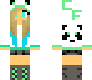 panda hoodie girl