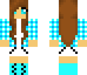 blue girl