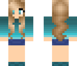 blue girl no hood