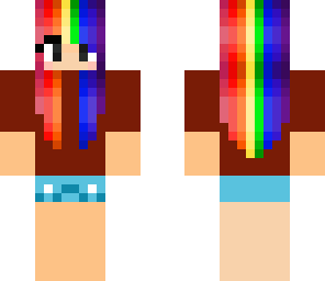 rainbow girl