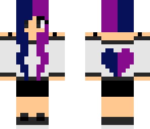 blue and purple girl