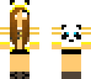 panda herobrine girl thing