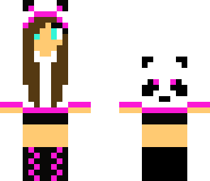 pink panda girl