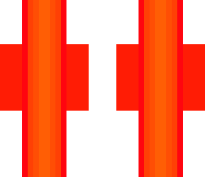 red and orange