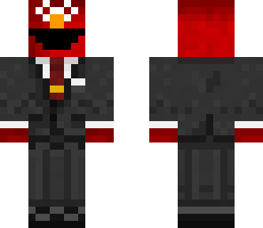 elmo in a suit