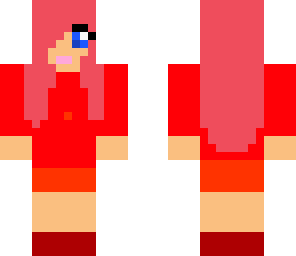 girl with pink hair