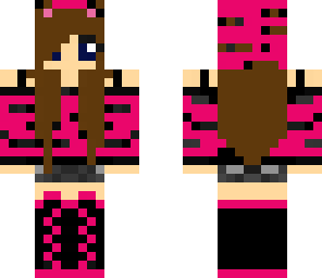 pink cat girl
