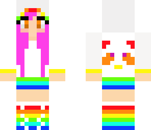 rainbow girl