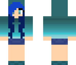 cute blue girl