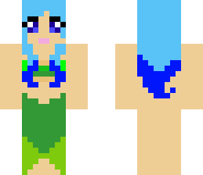 half finished mermaid