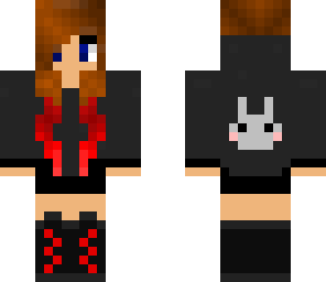 red bunny girl