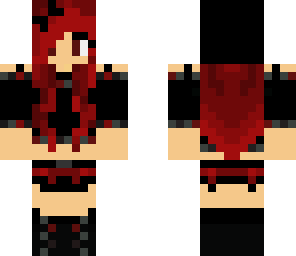 red and black