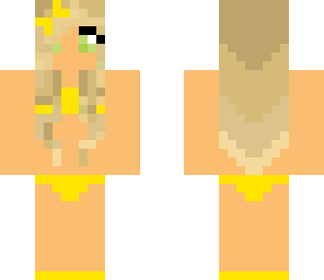 yellow bikini