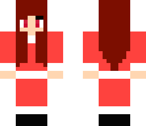santa girl skin