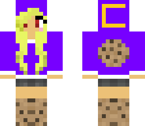 purple cookie girl