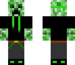 creeper in a hoodie