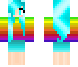 updated epic blue rainbow girl