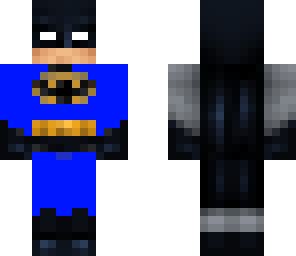 blue and black batman