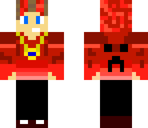 red hoodie