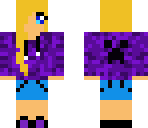 purple creeper girl