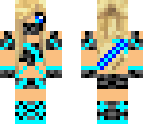 blue ninja girl