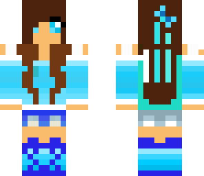 blue girl