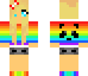 cute rainbow girl improved