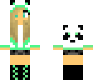 mint panda girl