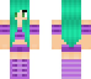 purple edit girl